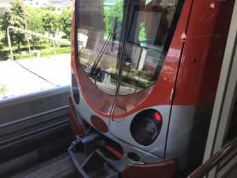 トレードセンター前駅から住之江公園駅の乗車記録(乗りつぶし)写真