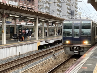 芦屋駅から住吉駅の乗車記録(乗りつぶし)写真