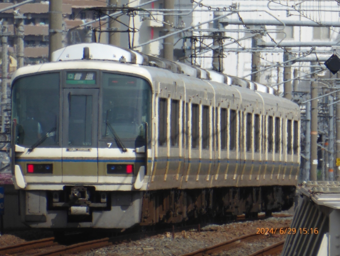 鉄道乗車記録の写真:乗車した列車(外観)(3)        「普通電車221系」