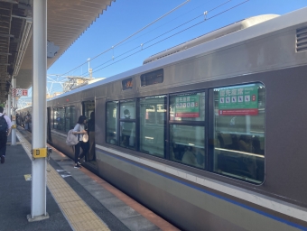 西宮駅から大阪駅の乗車記録(乗りつぶし)写真