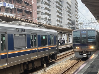芦屋駅から甲南山手駅の乗車記録(乗りつぶし)写真