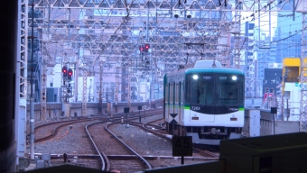 京橋駅から寝屋川市駅の乗車記録(乗りつぶし)写真