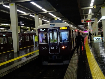 大阪梅田駅から十三駅:鉄道乗車記録の写真