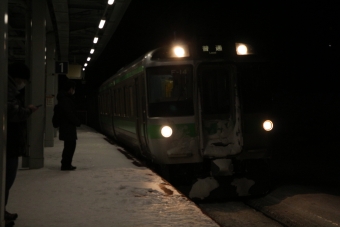 苗穂駅から札幌駅の乗車記録(乗りつぶし)写真