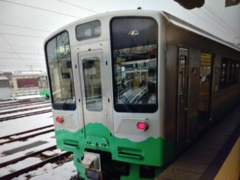 直江津駅から新井駅の乗車記録(乗りつぶし)写真