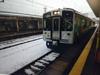 新井駅から妙高高原駅の乗車記録(乗りつぶし)写真