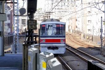 日吉駅から狛江駅の乗車記録(乗りつぶし)写真