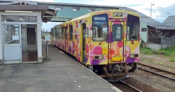 赤湯駅から西大塚駅の乗車記録(乗りつぶし)写真