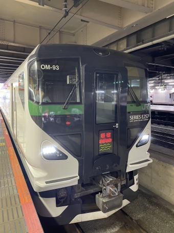 新宿駅から上総中野駅の乗車記録(乗りつぶし)写真