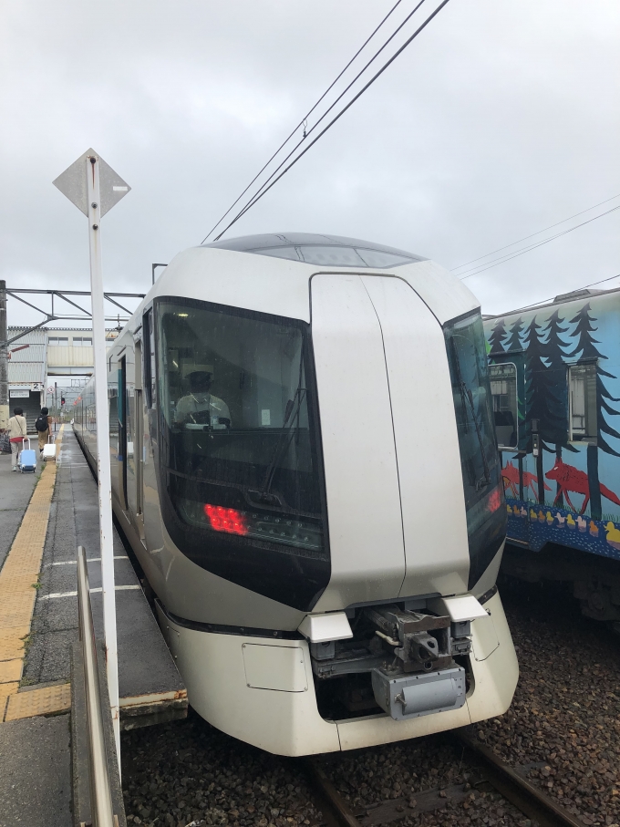 鉄道乗車記録の写真:乗車した列車(外観)(1)          「野岩鉄道内はリバティ会津に乗車」