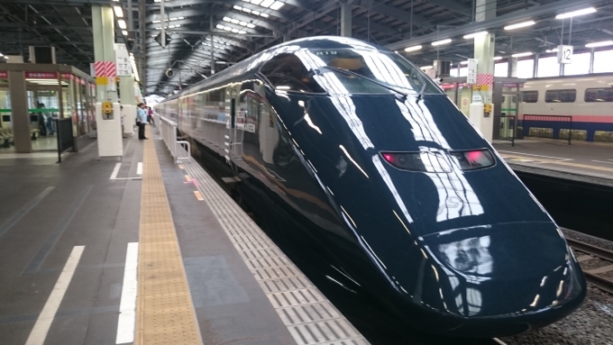 鉄道乗車記録の写真:乗車した列車(外観)(2)        「新潟発越後湯沢行

今はなき、現美新幹線」