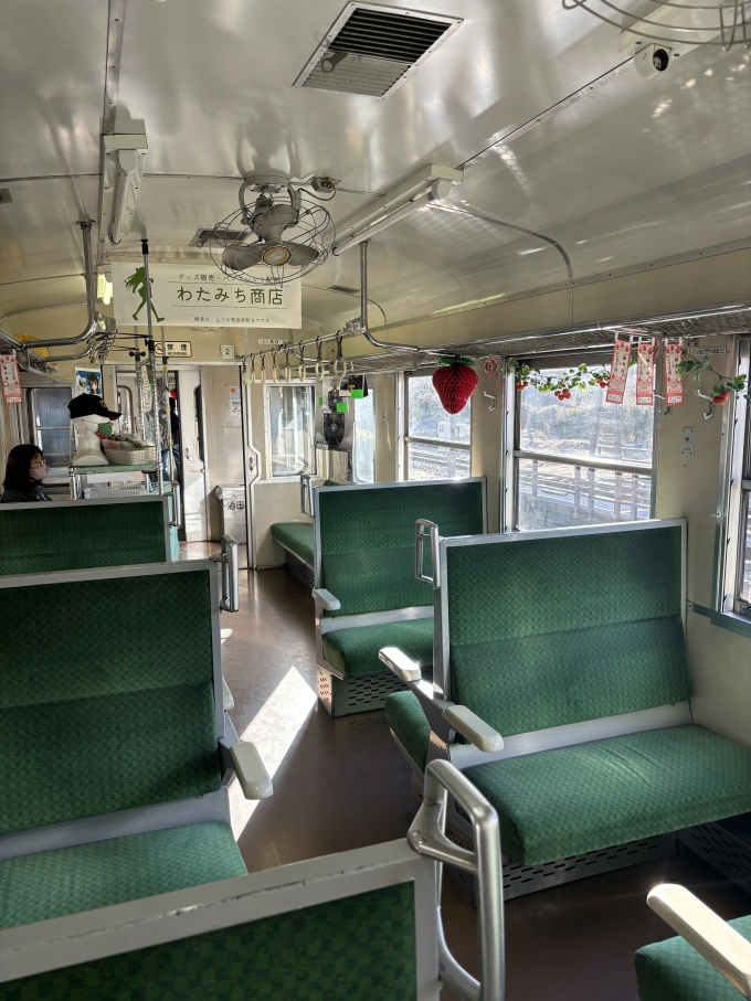 鉄道乗車記録の写真:車内設備、様子(3)        「茂木発下館行 SLもおか号 3枚目」