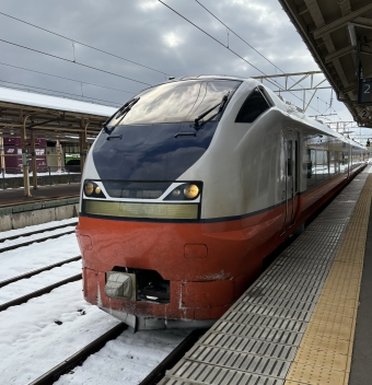 鷹ノ巣駅から木古内駅の乗車記録(乗りつぶし)写真