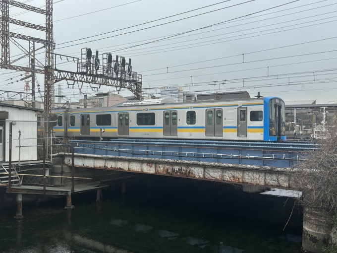 鉄道乗車記録の写真:列車・車両の様子(未乗車)(4)        「鶴見線と川」