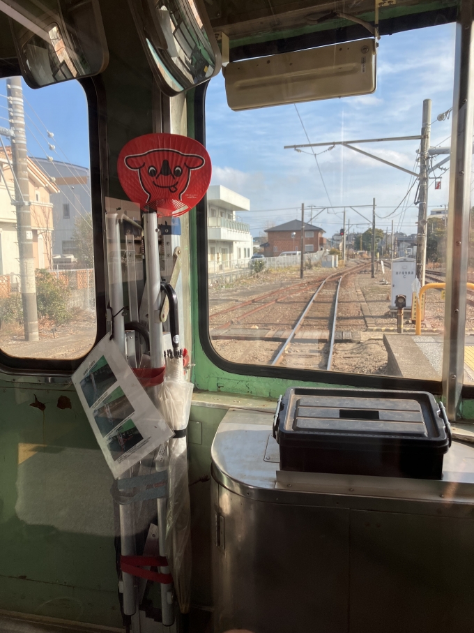 鉄道乗車記録の写真:車窓・風景(3)        「前席ゲット！」