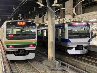 上野駅から籠原駅の乗車記録(乗りつぶし)写真