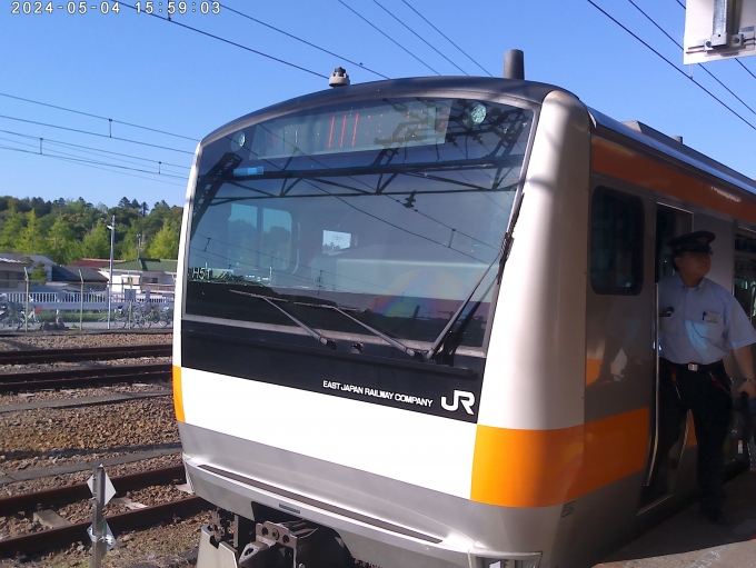 鉄道乗車記録の写真:乗車した列車(外観)(5)     「中央線乗車電」