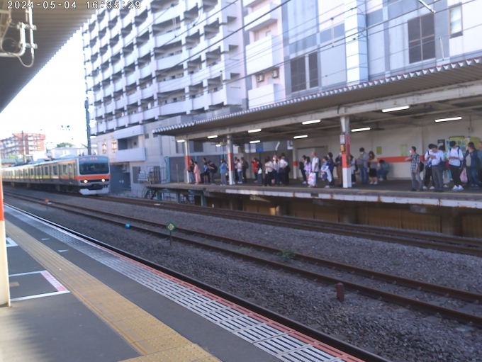 鉄道乗車記録の写真:乗車した列車(外観)(6)        「武蔵野線乗車電」