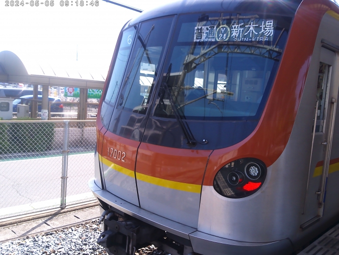 鉄道乗車記録の写真:乗車した列車(外観)(2)        「東上線の乗車電（ふじみ野で通過待ちの間に撮りました）」