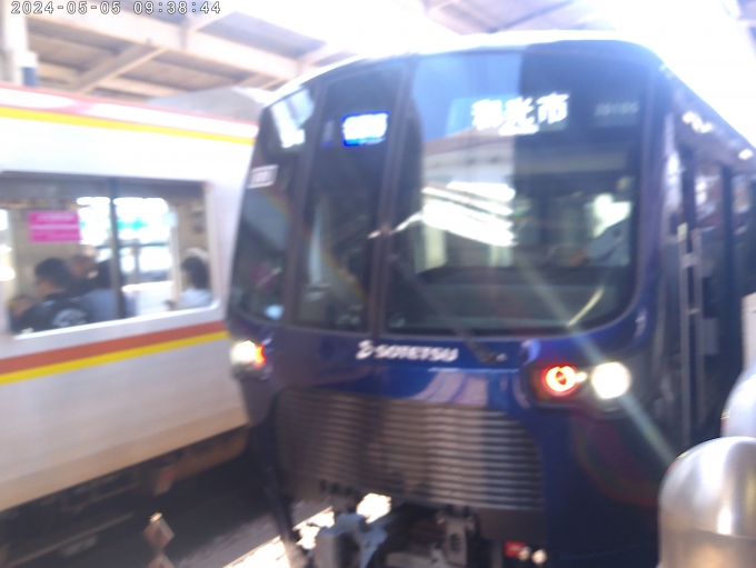 鉄道乗車記録の写真:列車・車両の様子(未乗車)(3)        「ネイビーブルーｷﾀ━━━━(ﾟ∀ﾟ)━━━━!!」