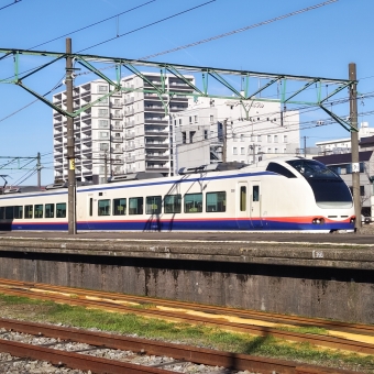 高田駅から上越妙高駅の乗車記録(乗りつぶし)写真