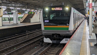 大宮駅から赤羽駅の乗車記録(乗りつぶし)写真