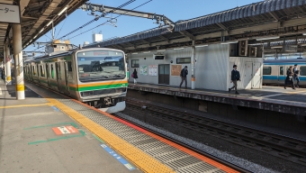 赤羽駅から茅ケ崎駅の乗車記録(乗りつぶし)写真