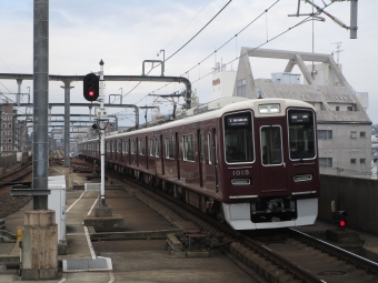 豊中駅から大阪梅田駅の乗車記録(乗りつぶし)写真