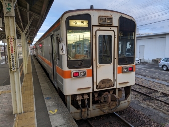 松阪駅から家城駅の乗車記録(乗りつぶし)写真
