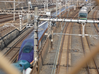 松戸駅から日暮里駅の乗車記録(乗りつぶし)写真