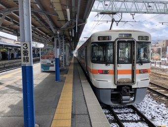 上諏訪駅から豊橋駅の乗車記録(乗りつぶし)写真