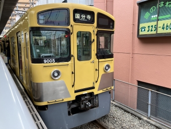 国分寺駅から青梅街道駅の乗車記録(乗りつぶし)写真