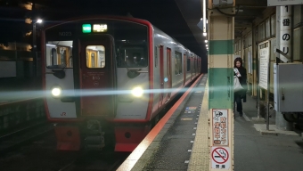 熊本駅から武蔵塚駅の乗車記録(乗りつぶし)写真
