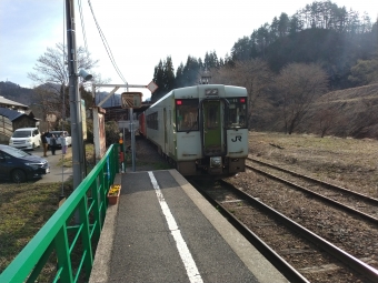 会津大塩駅から長岡駅の乗車記録(乗りつぶし)写真