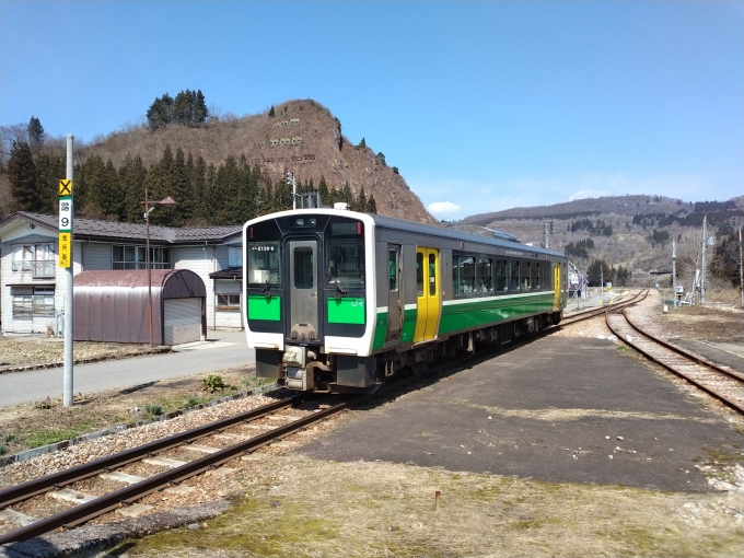 鉄道乗車記録の写真:乗車した列車(外観)(5)        「入広瀬で下車。423Dを見送る。」