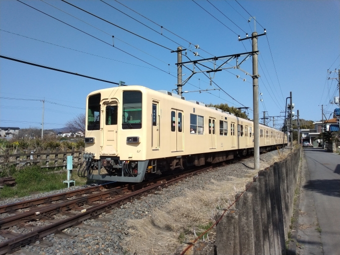 鉄道乗車記録の写真:列車・車両の様子(未乗車)(4)        「セイジクリーム色の車両。」