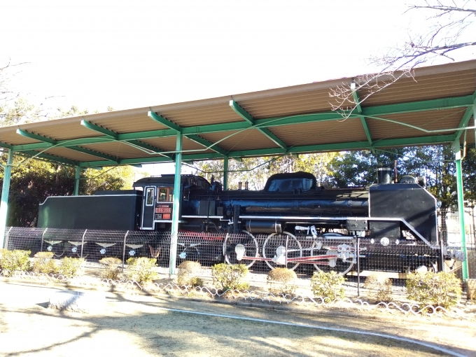 鉄道乗車記録の写真:列車・車両の様子(未乗車)(4)        「C58-359
亀山城公園隣のますみ児童公園に静態保存されている」