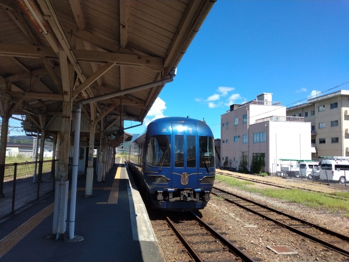 鉄道乗車記録の写真:乗車した列車(外観)(2)        「豊岡→網野間快速運転。」