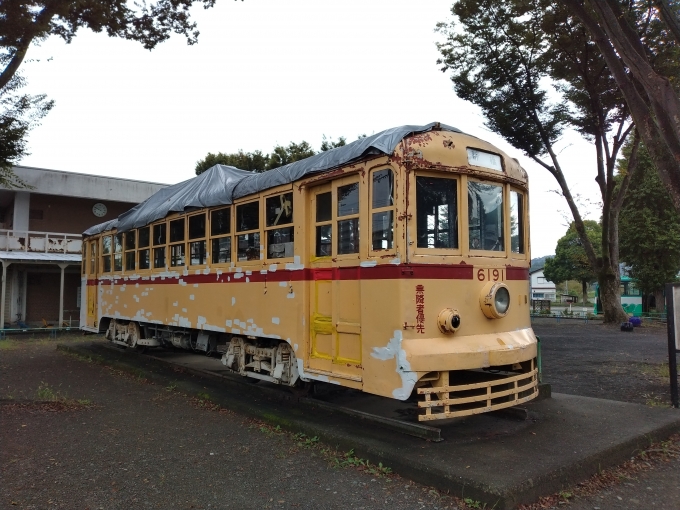 鉄道乗車記録の写真:列車・車両の様子(未乗車)(5)        「都電6191号。
郷土の森の交通公園に保存されている。」