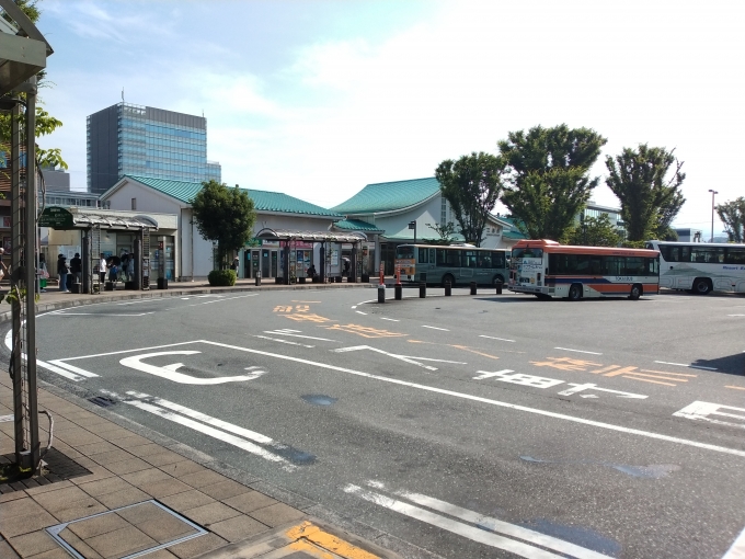 鉄道乗車記録の写真:駅舎・駅施設、様子(1)        「三島駅前。」