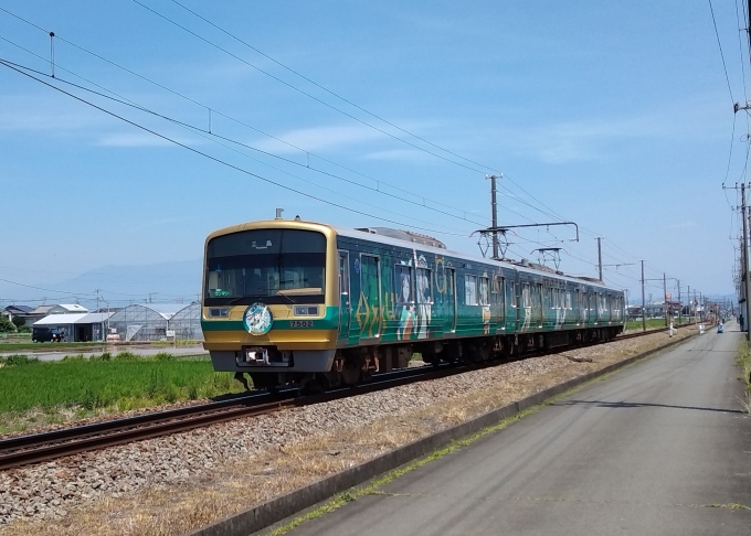 鉄道乗車記録の写真:列車・車両の様子(未乗車)(2)        「三島行き7502形を後追いで。
デキは11:16に通過した。」