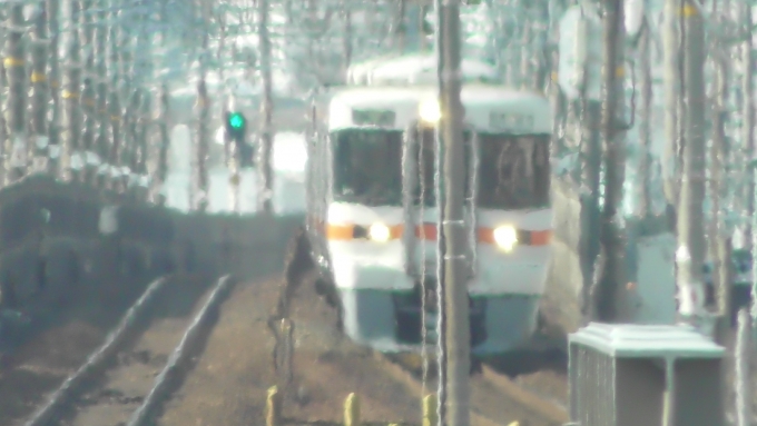 鉄道乗車記録の写真:車窓・風景(8)        「隠れてる３１３系が…」