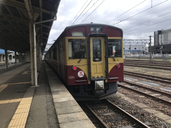 上越妙高駅から東三条駅の乗車記録(乗りつぶし)写真