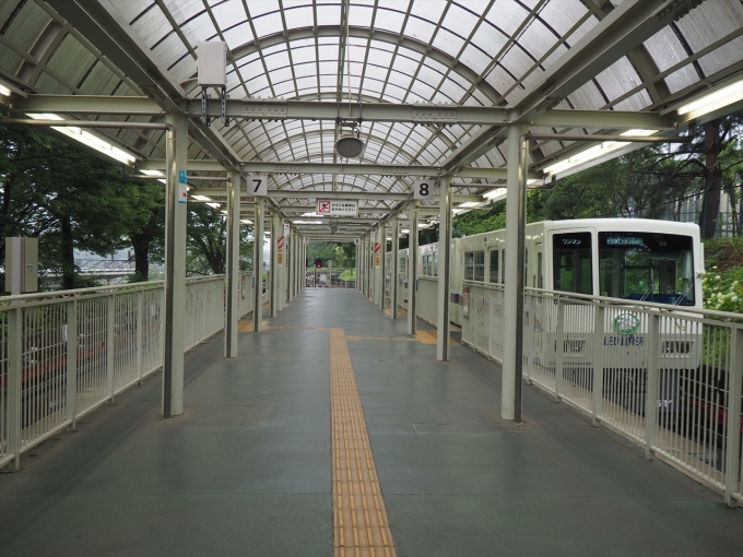 鉄道乗車記録の写真:駅舎・駅施設、様子(2)        「山口線ホーム」