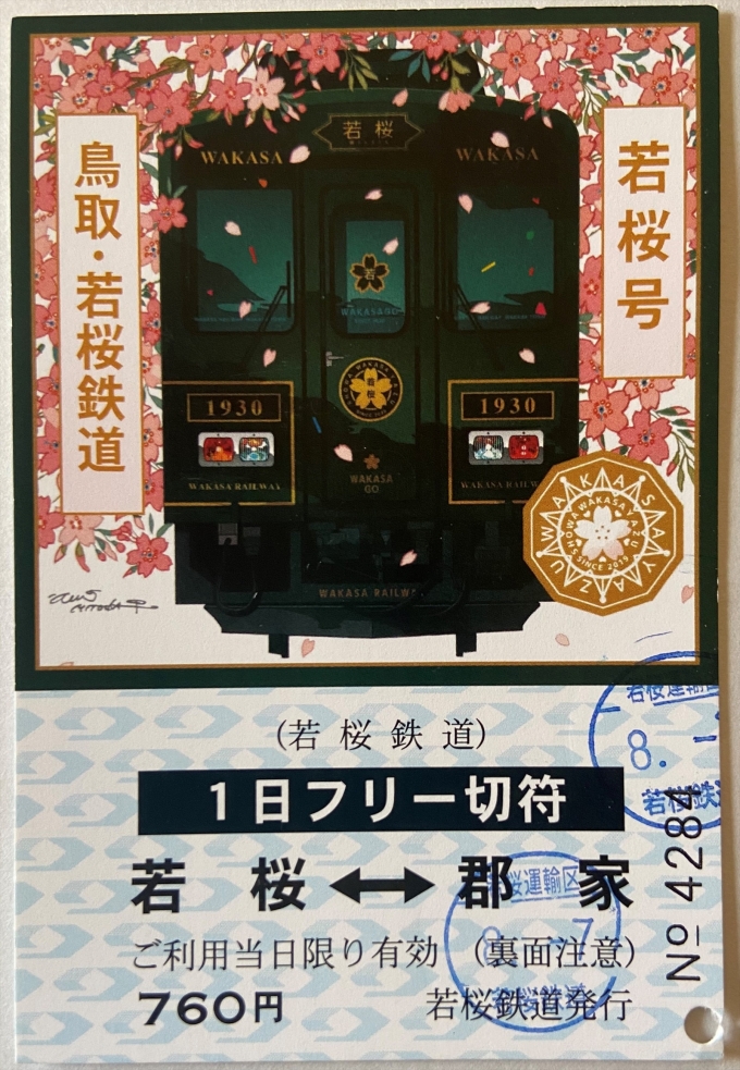 鉄道乗車記録の写真:きっぷ(7)        「1日乗車券」
