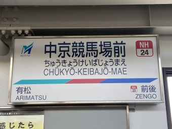 鳴海駅から中京競馬場前駅の乗車記録(乗りつぶし)写真