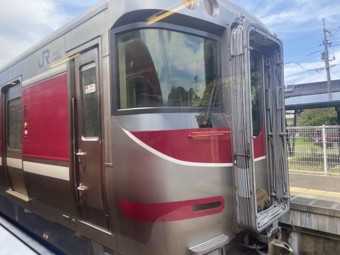 鉄道乗車記録の写真:列車・車両の様子(未乗車)(18)     「1日1便鳥取発の「はまかぜ」と東浜で離合」