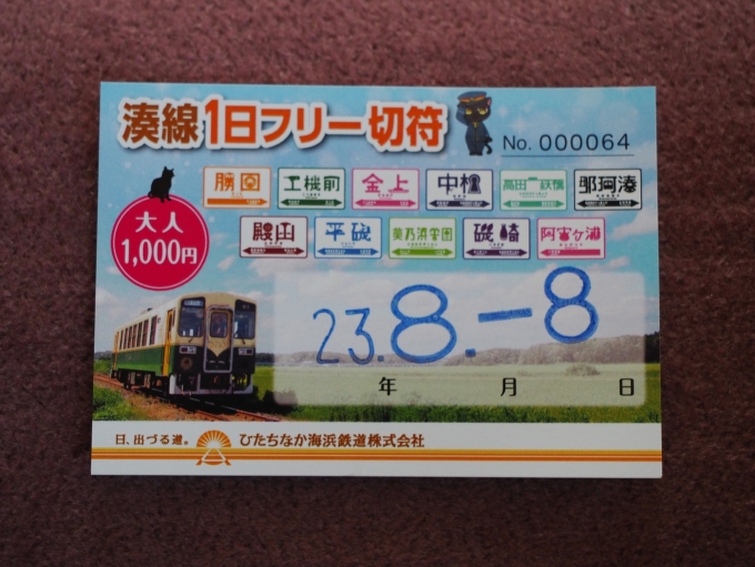 鉄道乗車記録の写真:きっぷ(3)        「1日乗車券を購入」