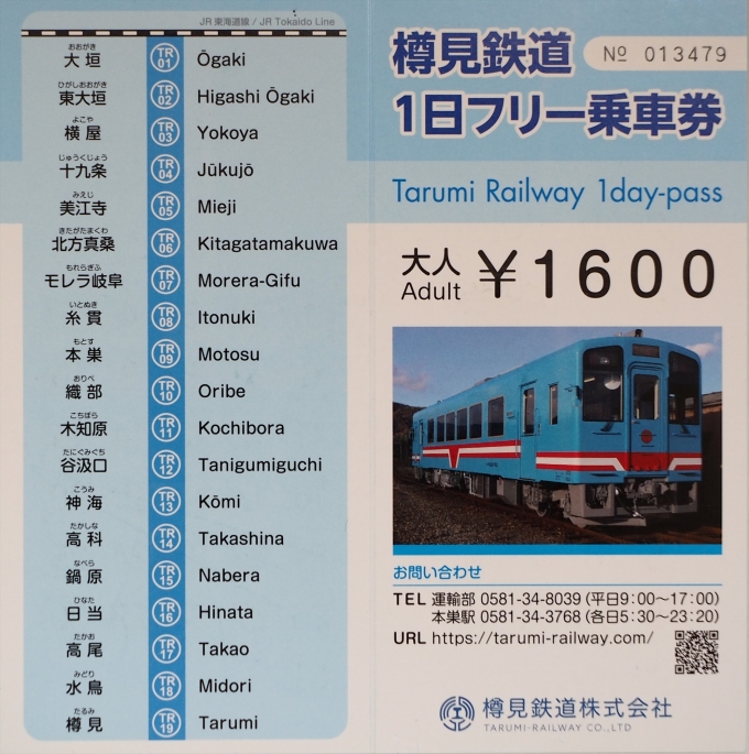 鉄道乗車記録の写真:きっぷ(1)        「1日乗車券。
帰宅後に撮影」