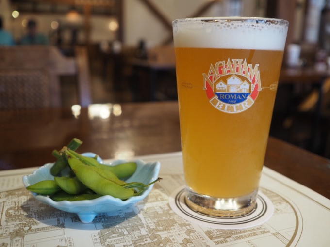 鉄道乗車記録の写真:駅弁・グルメ(4)        「駅からほど近いところにある長浜浪漫ビールの醸造所兼レストラン」